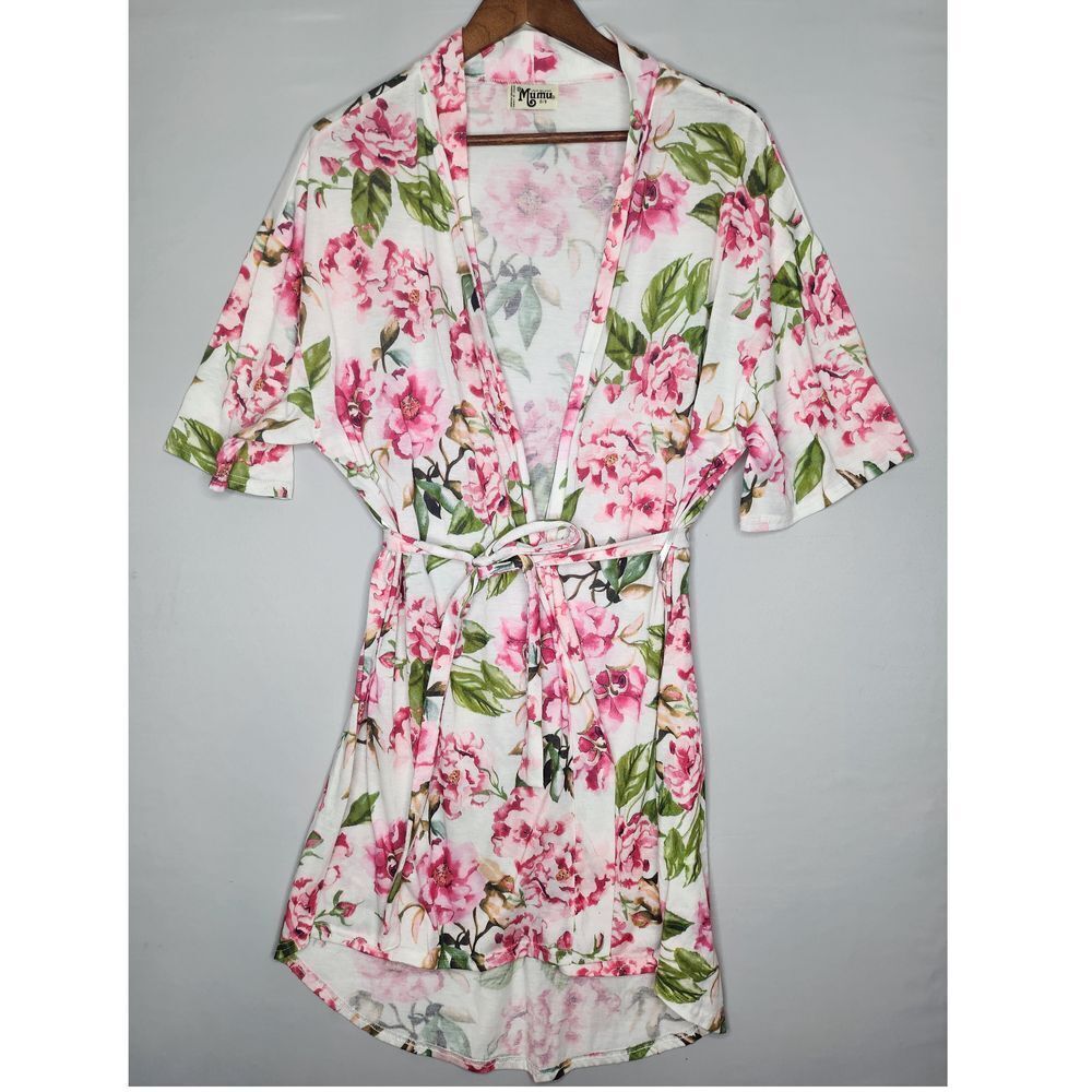 Show Me Your Mumu Floral Brie Robe in Garden of Blooms One Size